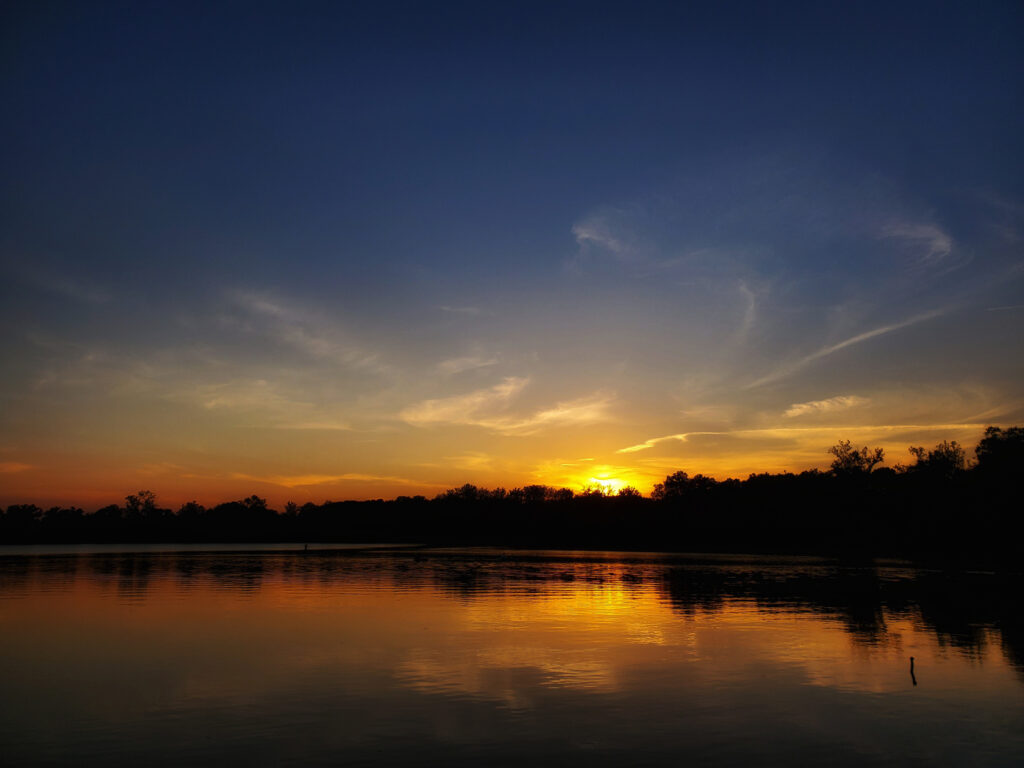 fading sunset